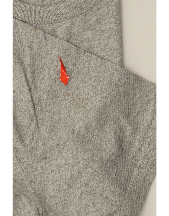 Męski T-shirt CHAMPION Heritage, duży, szary, z bawełny w plamki