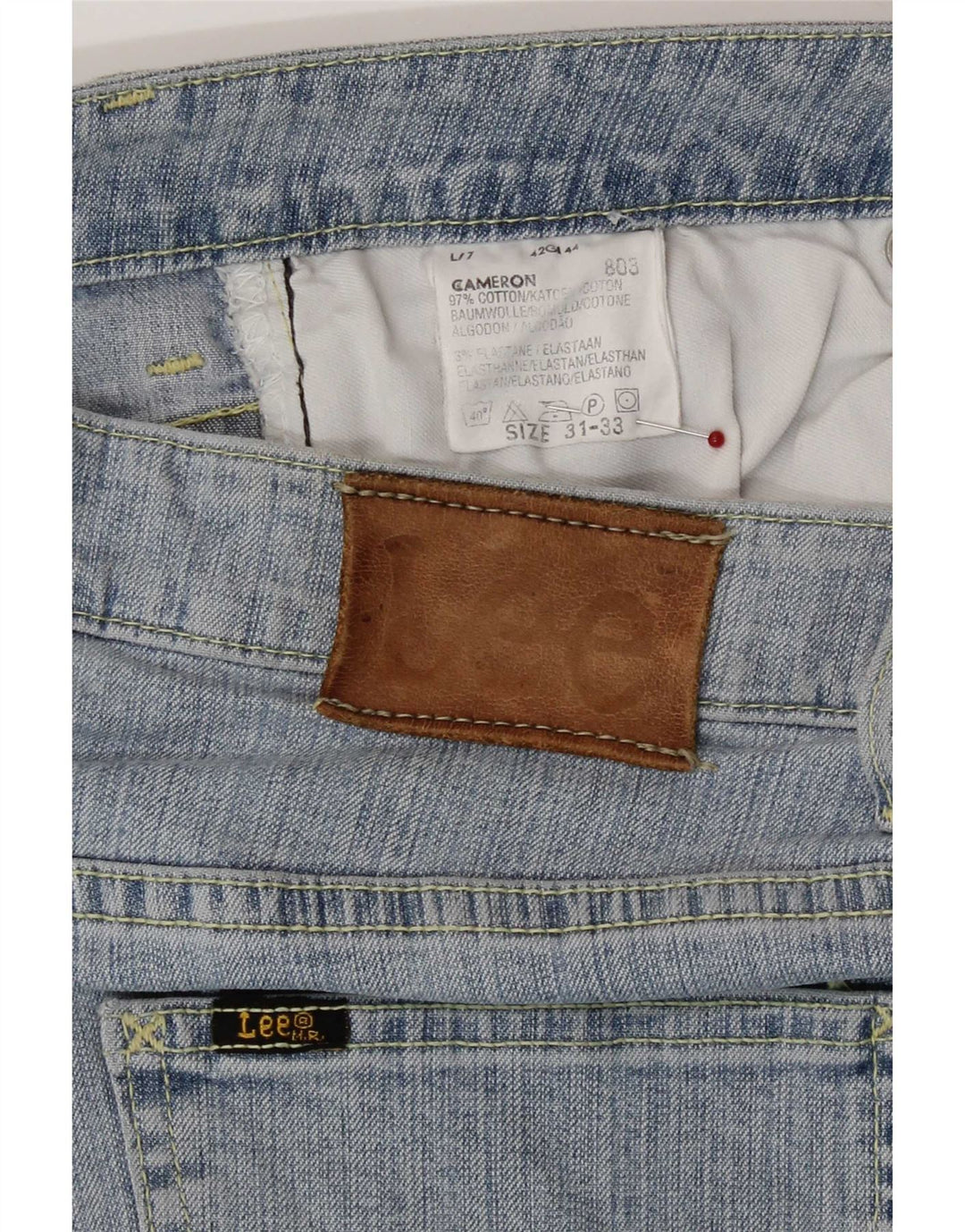 Damskie dżinsy Lee Cameron Bootcut W31 L33 Niebieskie bawełniane