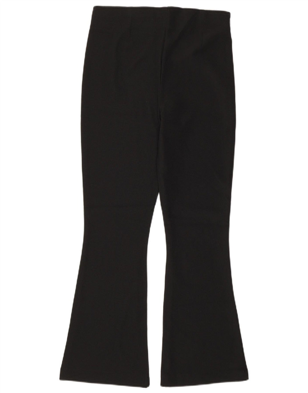 Spodnie damskie Zara Flare, średnie, W28 L28, czarne, poliestrowe