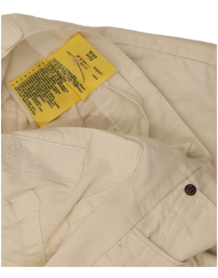 Męskie spodenki Wrangler Fitz Cargo W30 Średniobiała bawełna