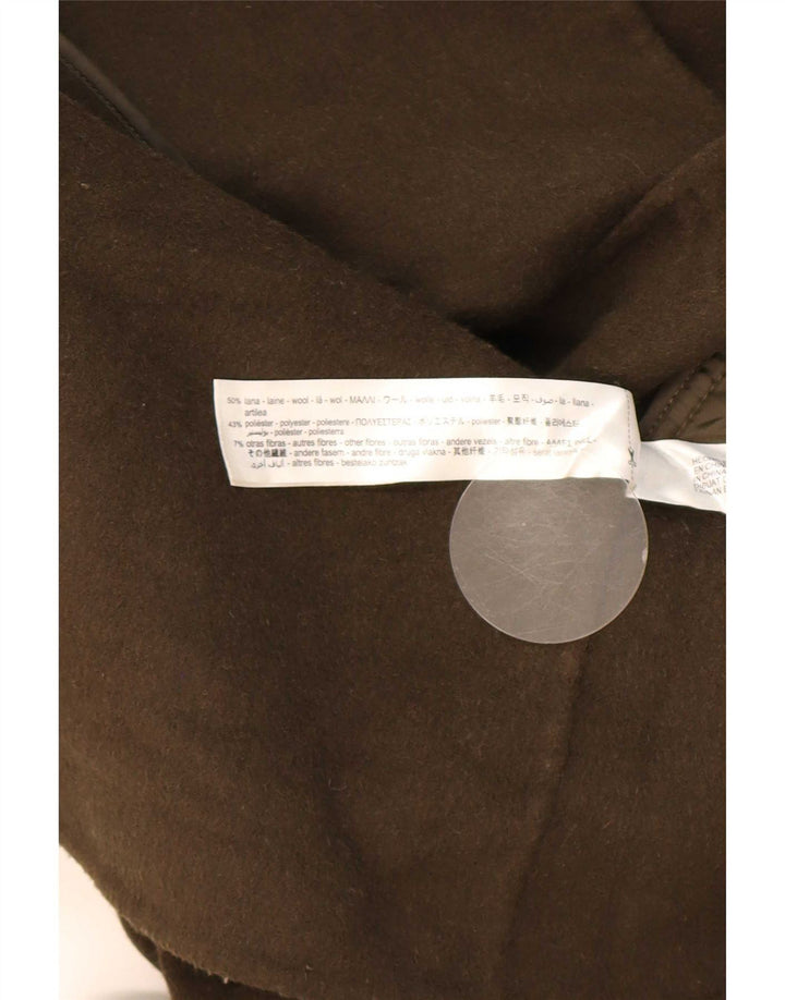 Damska marynarka oversize z podwójnymi piersiami Zara UK 10, mała wełna khaki