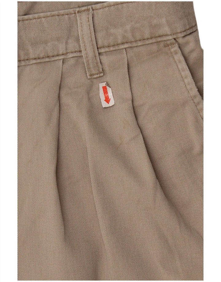 Męskie spodenki chino DOCKERS w kolorze khaki W36, duże, beżowe, bawełniane