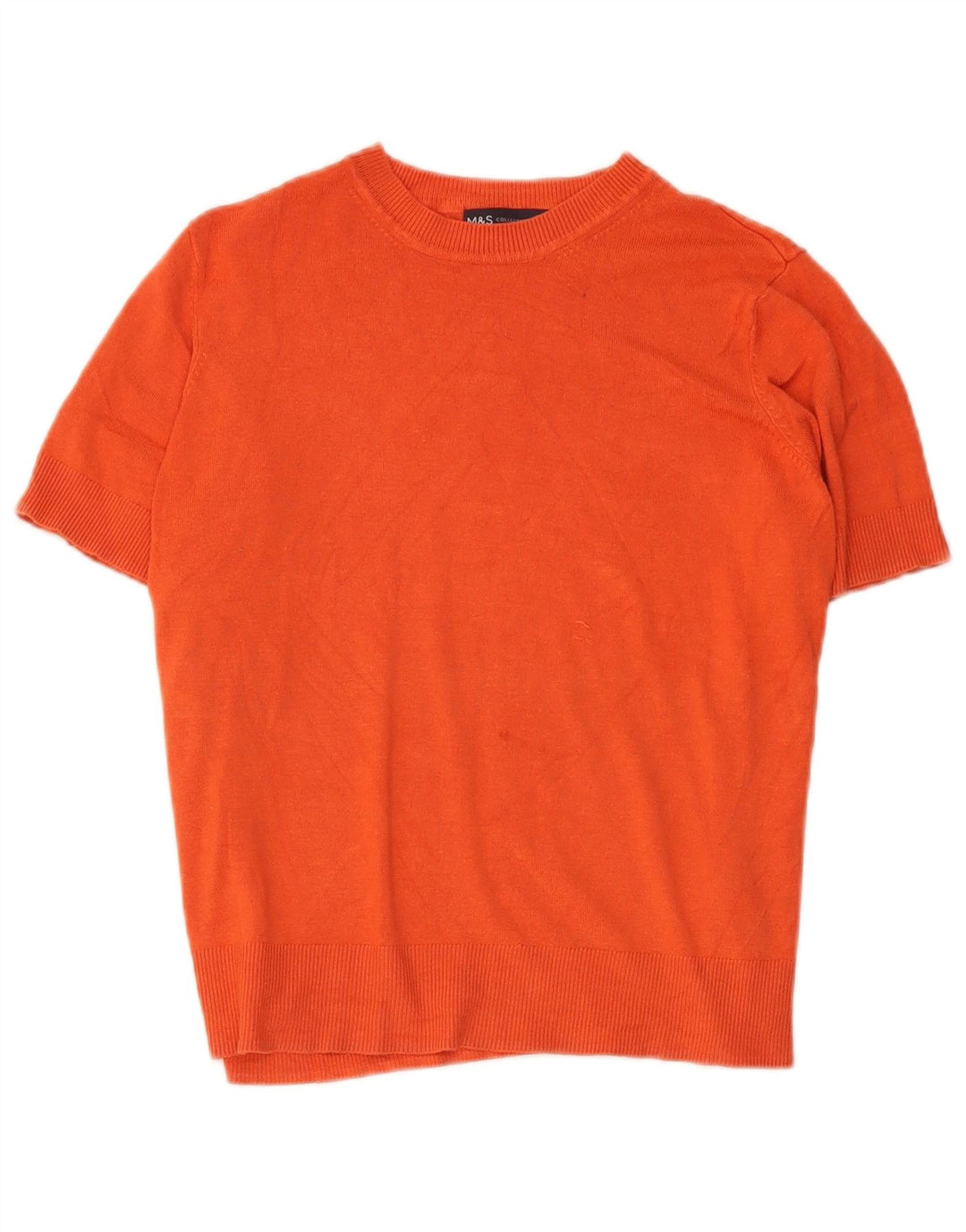 Damski t-shirt Marks & Spencer Crop Top UK 14, średni czerwony, wiskoza