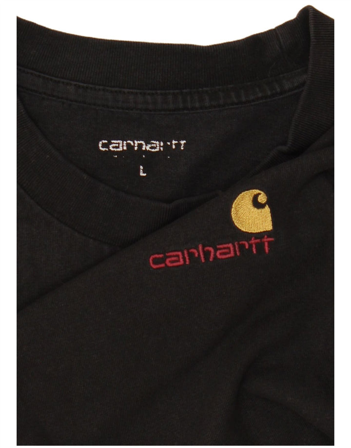 T-shirt męski Carhartt, duży, czarny