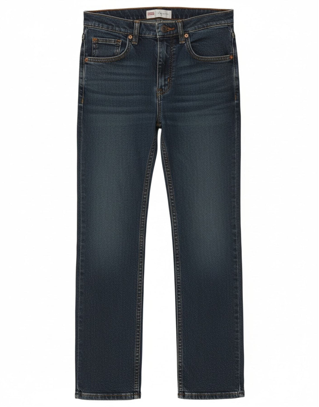 Wrangler Chłopięce proste dżinsy 11-12 lat W24 L28 Niebieska bawełna