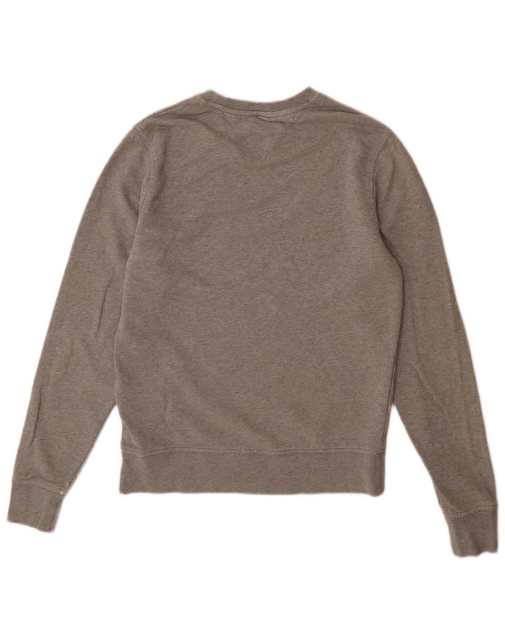 Męska bluza Tommy Hilfiger, mała, szara, nakrapiana bawełna