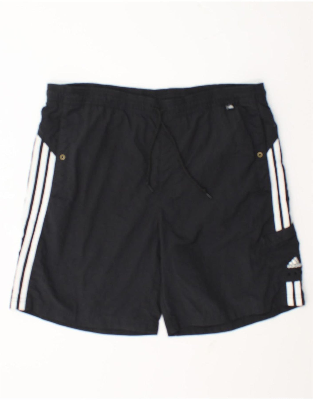 Męskie spodenki sportowe Adidas, duże, czarne, poliamidowe
