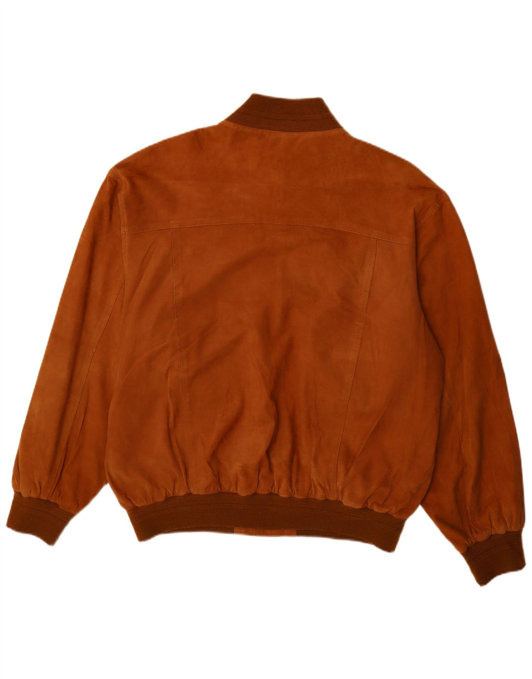 Vintage męska zamszowa kurtka bomber IT 56 3XL brązowa skóra