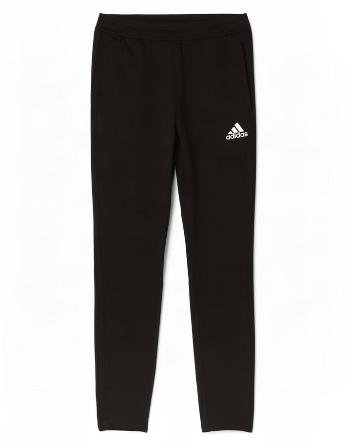 Męskie spodnie dresowe Adidas Climacool, średni czarny poliester