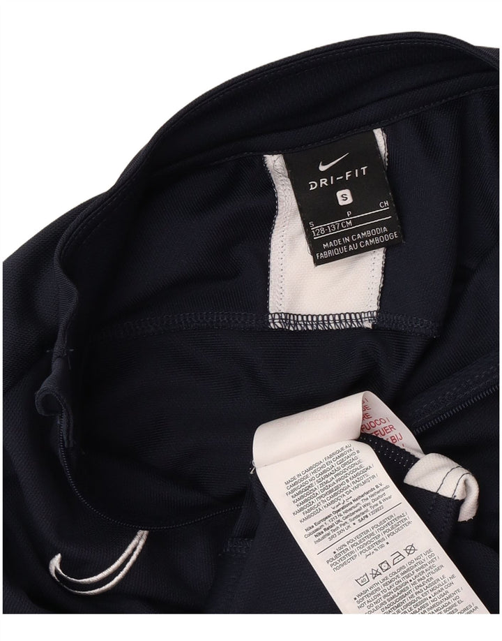 Chłopięca kurtka dresowa Nike Dri Fit, mała, granatowa, poliestrowa, 8-9 lat