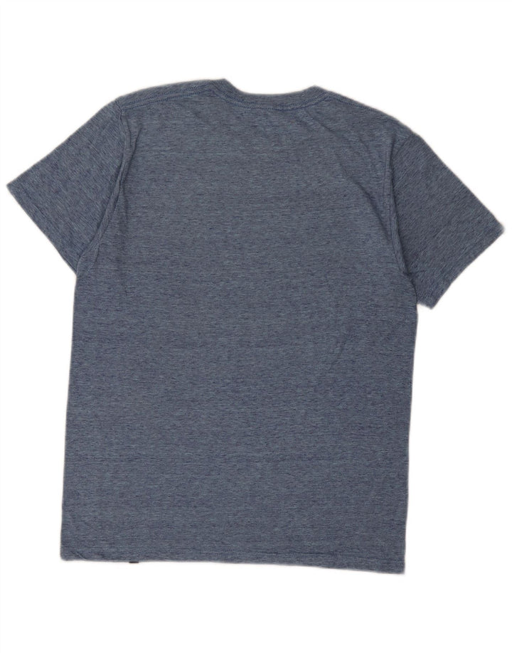 Męski T-shirt z grafiką Hurley, średni, granatowy, nakrapiany
