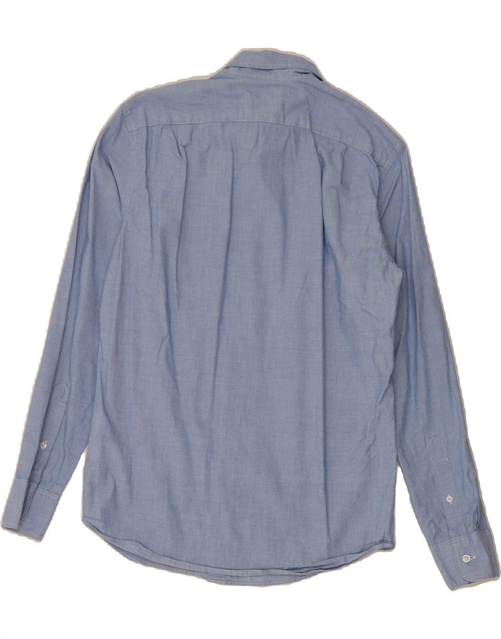 J. CREW Mens Flex Slim Shirt Small Blue Cotton Vintage J. Crew and Second-Hand J. Crew from Messina Hembry 