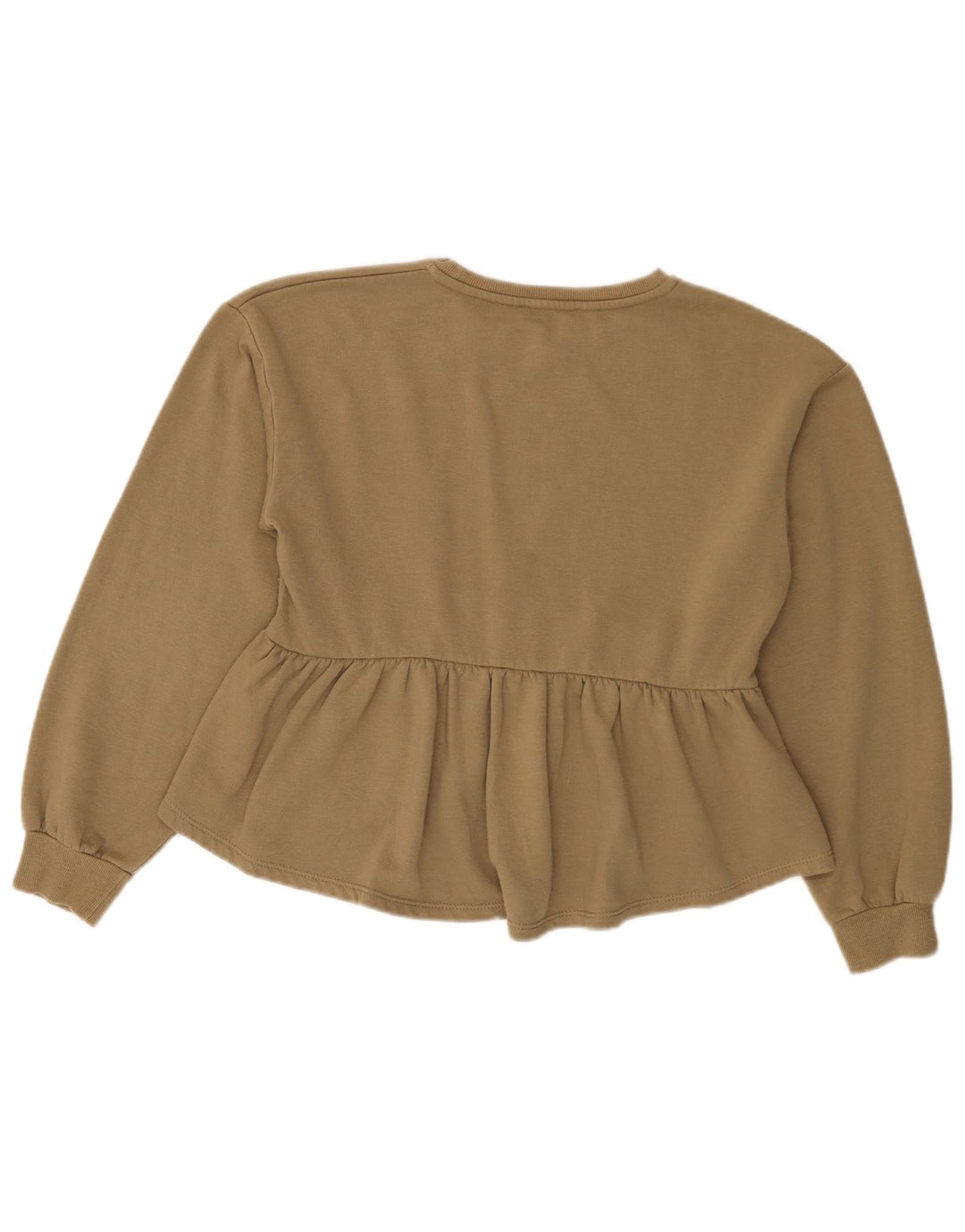 Bluza damska Zara Sweter UK 10, mała, bawełniana khaki