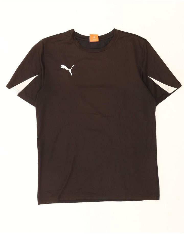 T-shirt męski Puma Top, średni czarny, blok kolorów
