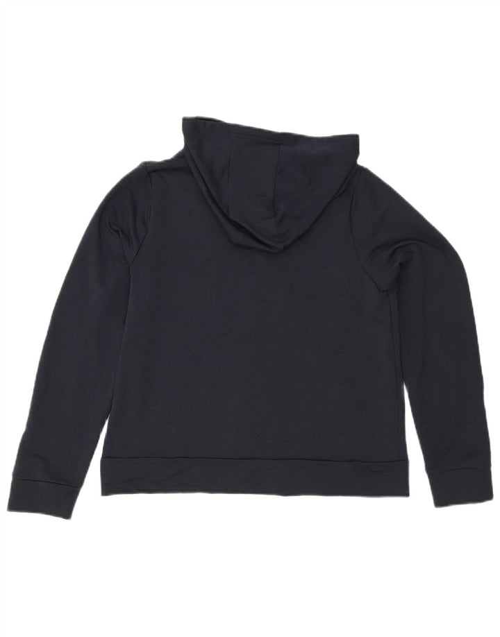 Chłopięcy sweter z kapturem i zamkiem Under Armour 11-12 lat, duży, czarny, poliester