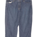 Damskie jeansy Lee Capri W34 L18 Niebieskie bawełniane