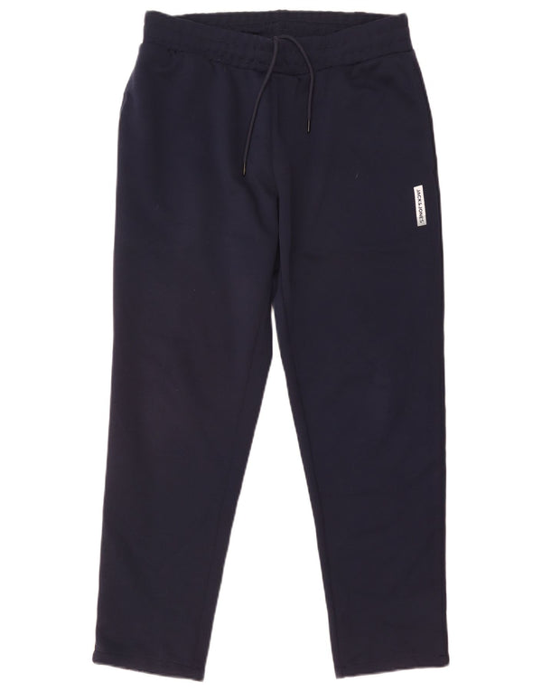 Męskie spodnie dresowe Jack & Jones, średni granatowy poliester