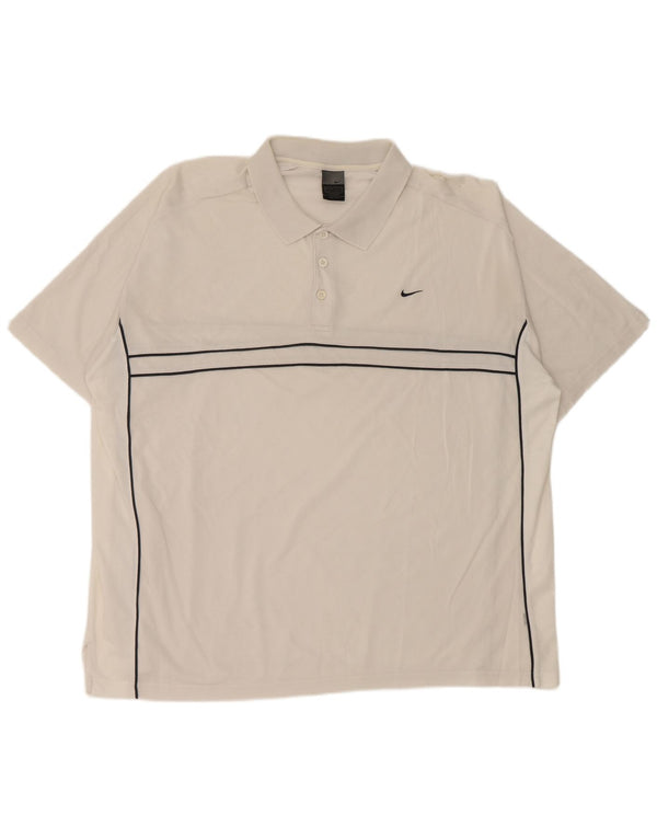 Męska koszulka polo Nike 2XL w białe paski