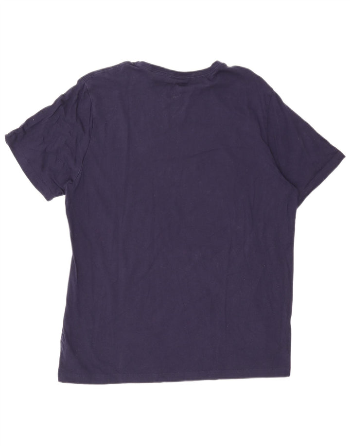 T-shirt męski Puma Top XL, granatowy, bawełniany