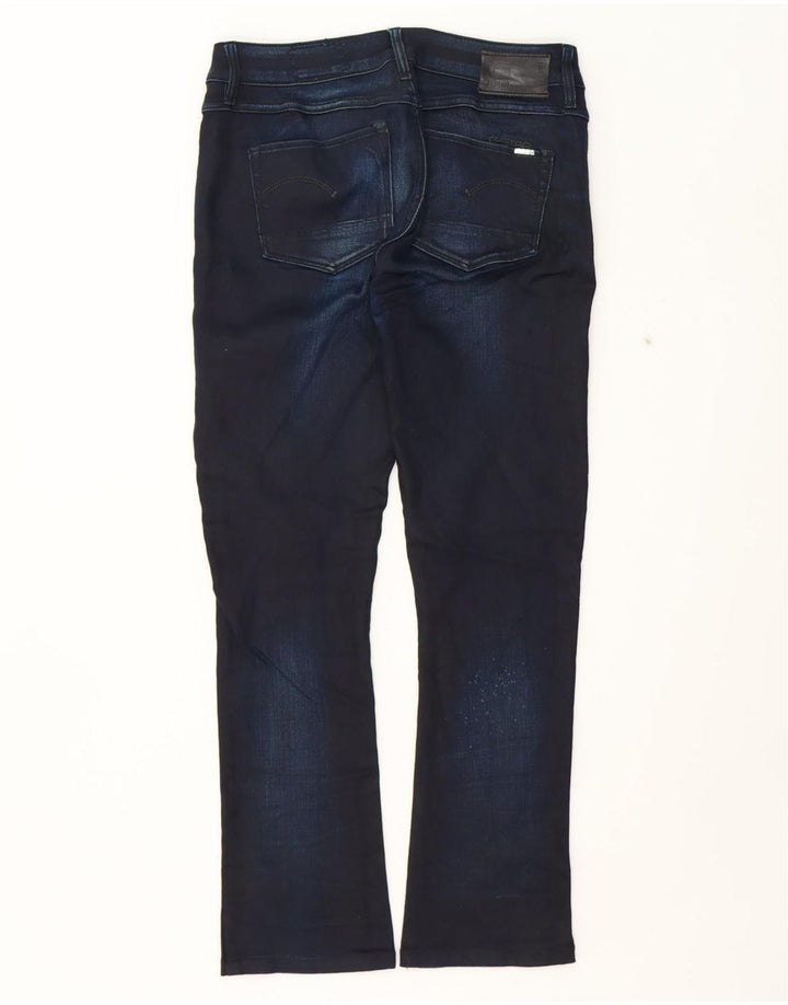 G-STAR Womens 3301 Slim Jeans W29 L26 Navy Blue Cotton Vintage G-Star and Second-Hand G-Star from Messina Hembry 