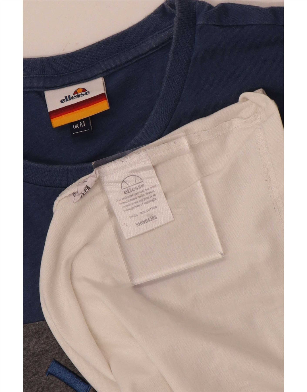 Męska koszulka z grafiką Ellesse, średnia, wielobarwna bawełna z blokami kolorów