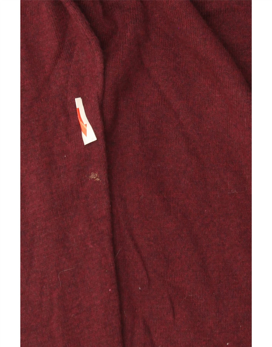 Męski sweter Superdry z okrągłym dekoltem, bawełna w kolorze średniego bordowego koloru
