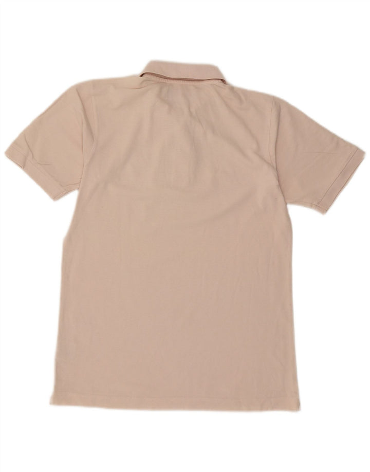 Męska koszulka polo Kappa, mała, różowa, bawełniana