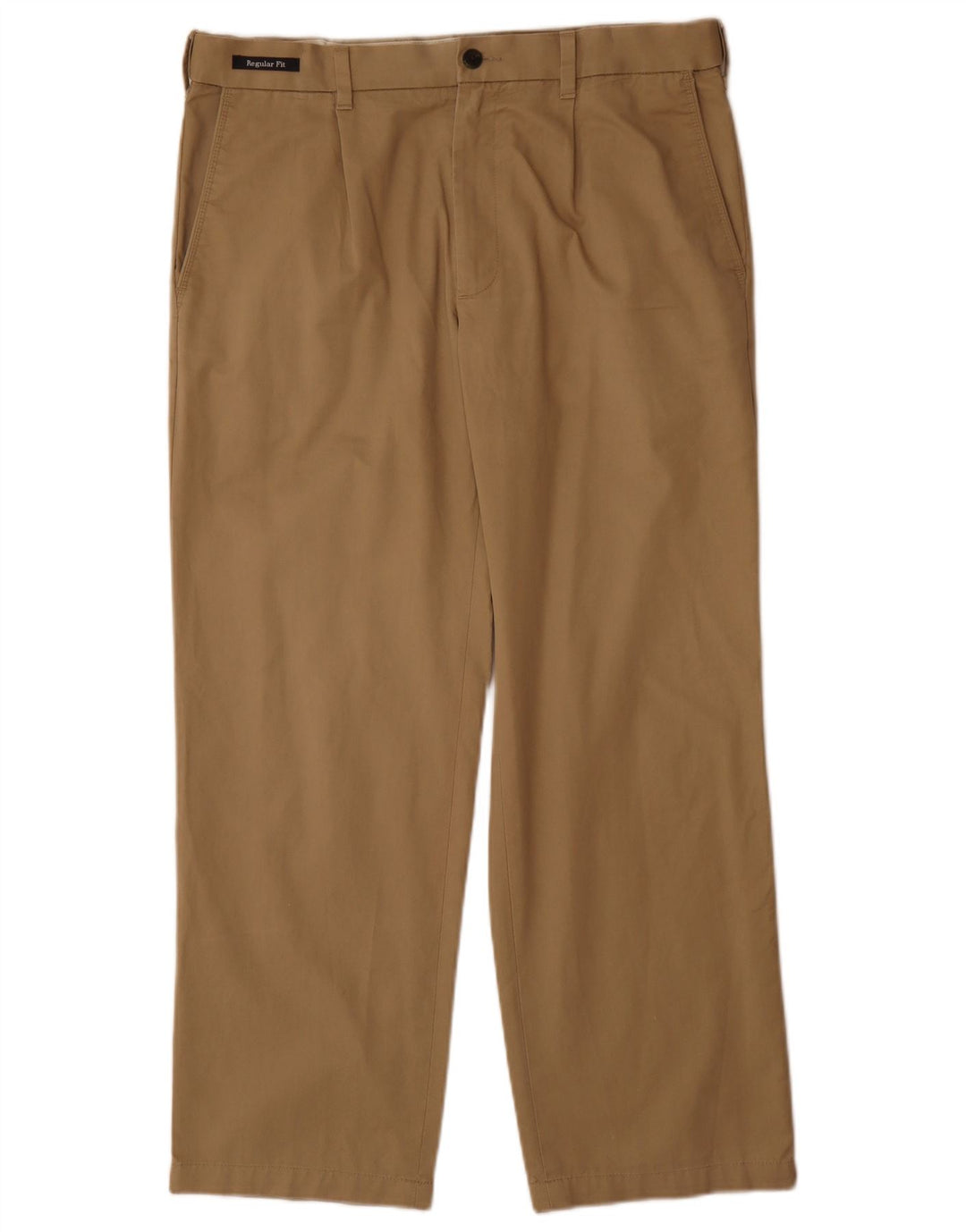 Męskie spodnie chino Marks & Spencer Blue Harbor o regularnym kroju W34 L29 beżowe