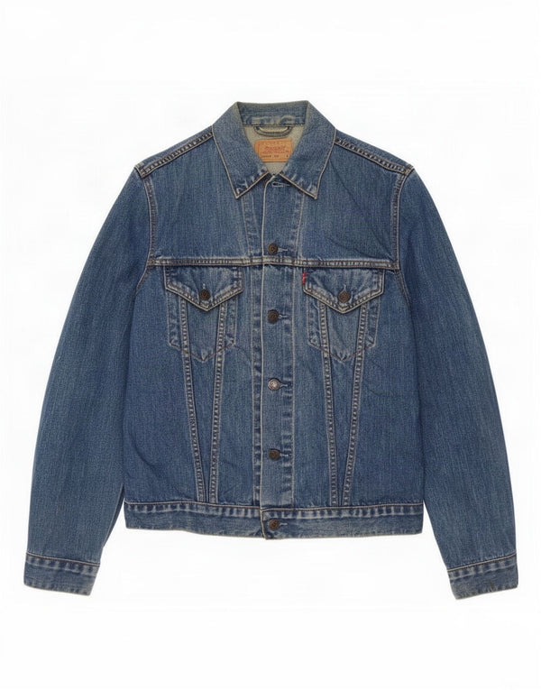 Męska kurtka dżinsowa Levi's UK 40, duża, niebieska, bawełniana