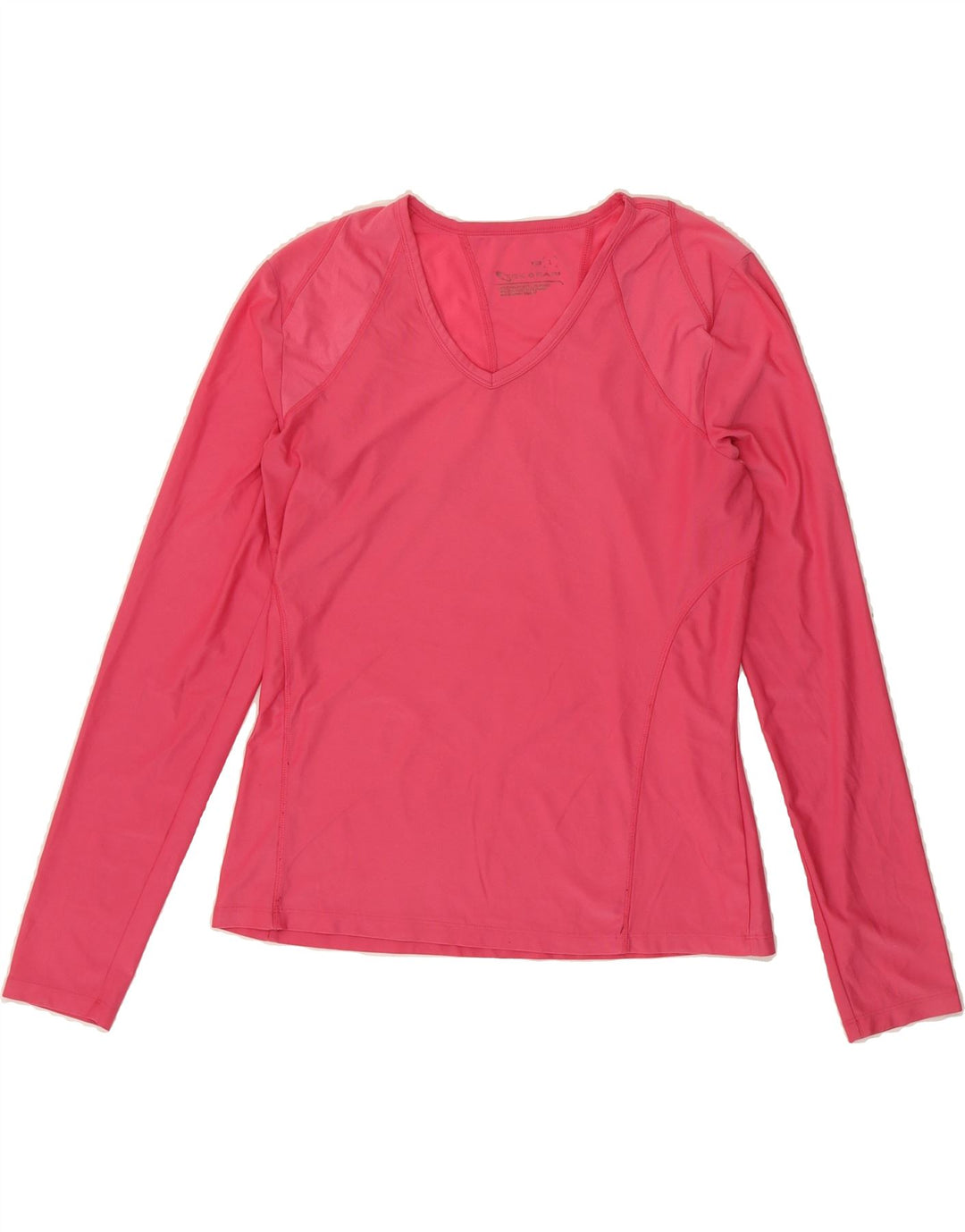 TEK GEAR Womens Top Long Sleeve UK 14 Large Pink Polyester Vintage Tek Gear and Second-Hand Tek Gear from Messina Hembry 