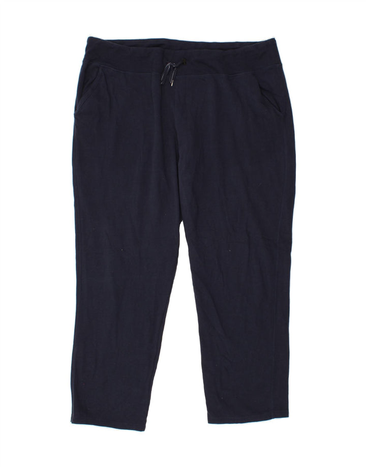 EDDIE BAUER Mens Tracksuit Trousers 2XL  Navy Blue Cotton Vintage Eddie Bauer and Second-Hand Eddie Bauer from Messina Hembry 