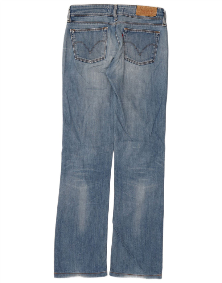 Damskie jeansy Levi's 570 Straight W28 L30 Niebieskie bawełniane