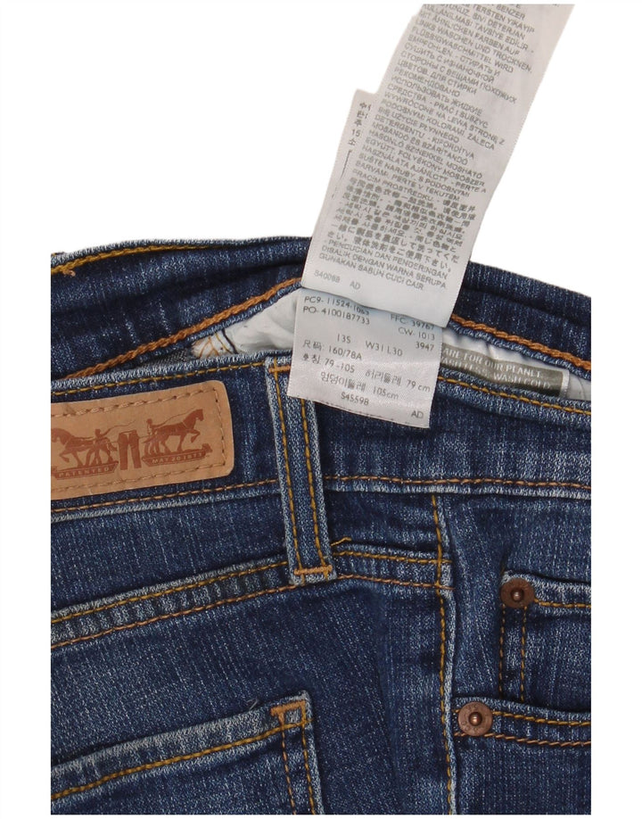 Damskie jeansy Levi's 524 Too Superlow Bootcut W31 L30 Niebieska bawełna