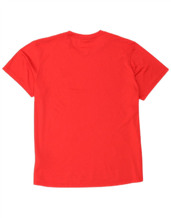 T-shirt męski The North Face XL, czerwony, poliester