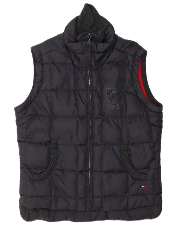 Tommy Hilfiger Womens Padded Gilet UK 18 XL Navy Blue Polyester