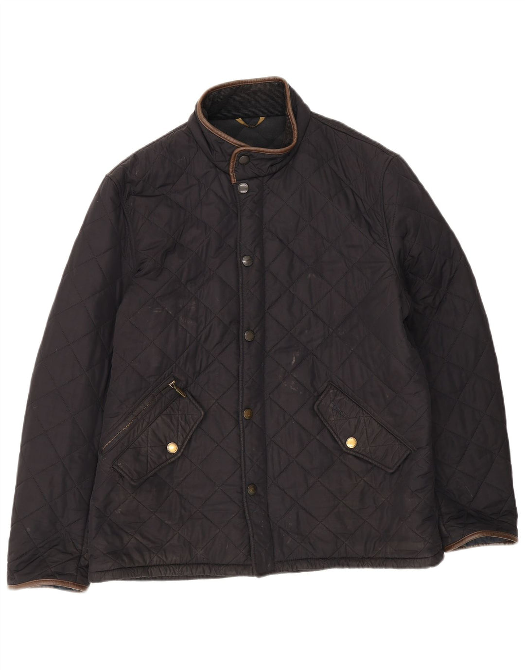 Męska pikowana kurtka Barbour UK 42 XL granatowa