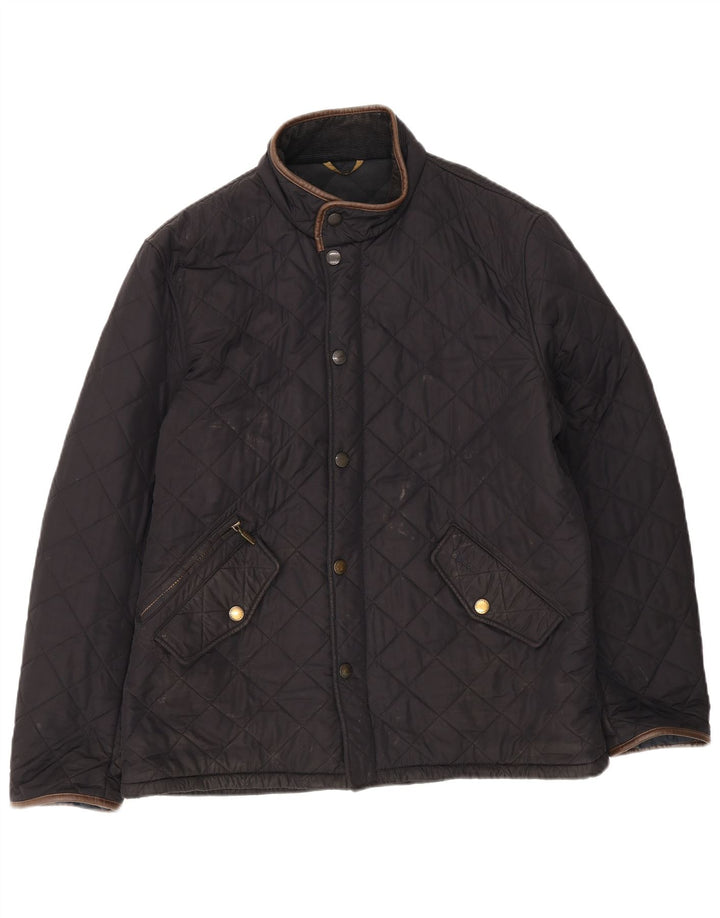 Męska pikowana kurtka Barbour UK 42 XL granatowa