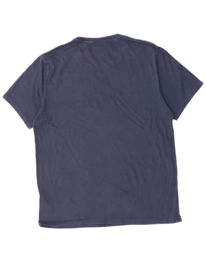 CONVERSE Męski T-shirt z grafiką Chuck Taylor, średni, granatowy, bawełniany