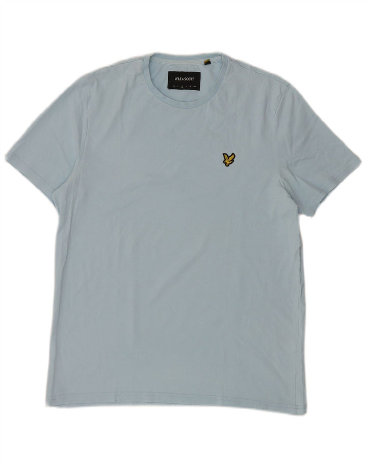 T-shirt męski Lyle & Scott, bawełniany, średni niebieski