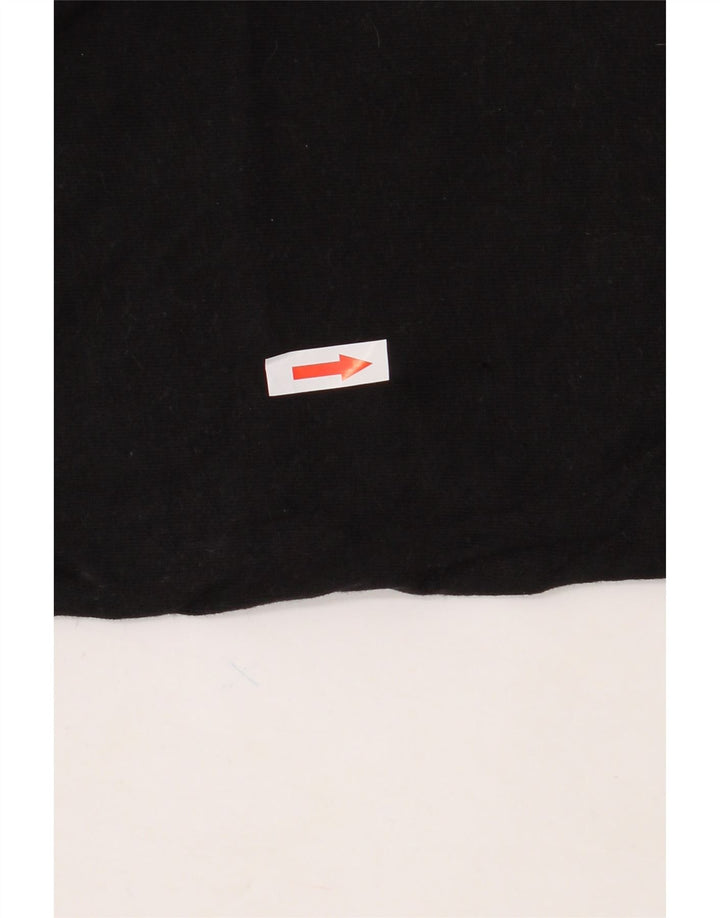 Męski T-shirt z grafiką Superdry, bawełniany, średni czarny