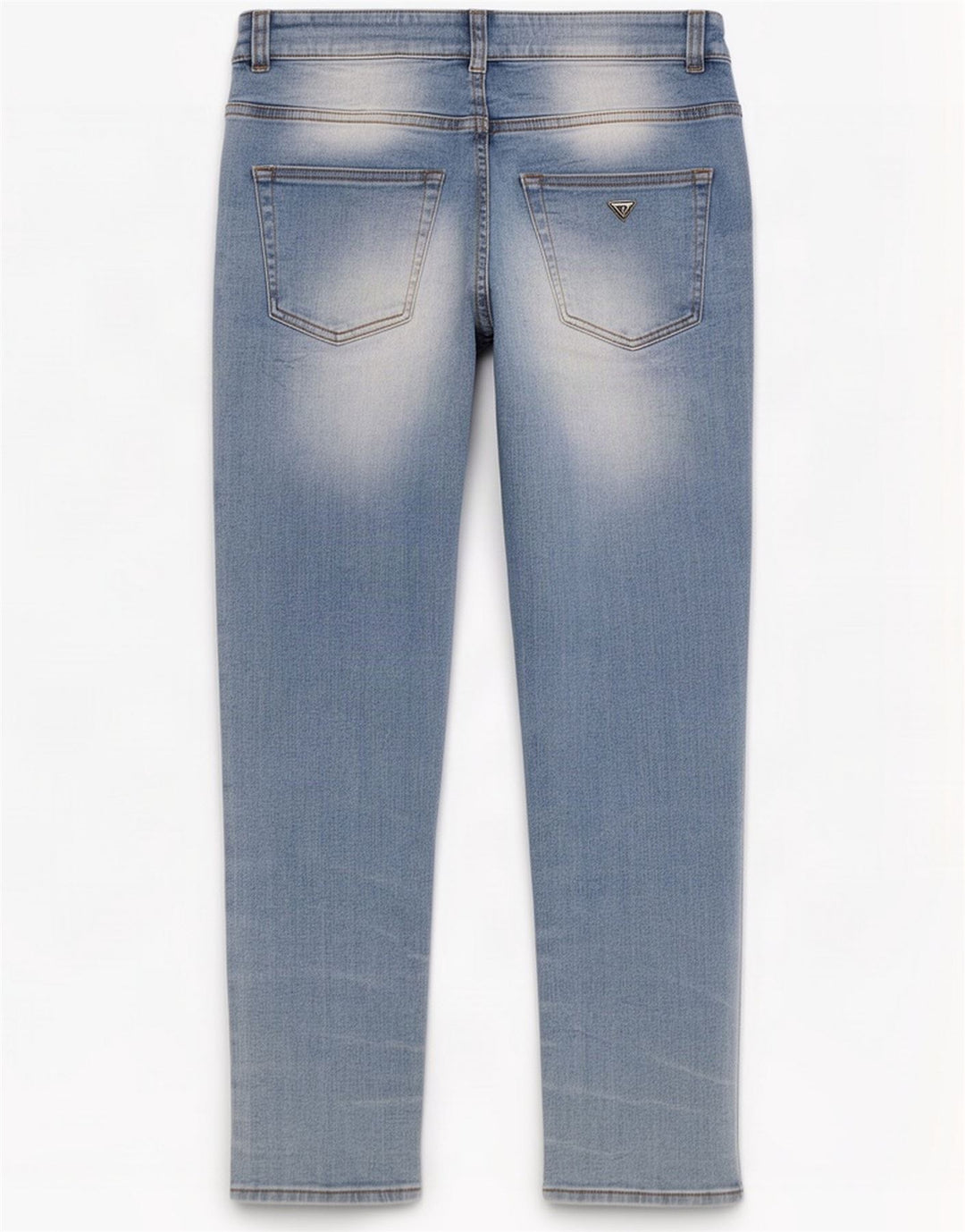 Krótkie jeansy damskie Guess W30 L26 niebieskie