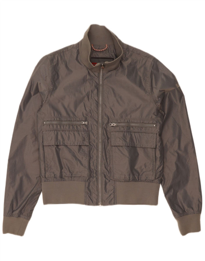 Damska kurtka bomber Slam UK 14 Średni szary nylon