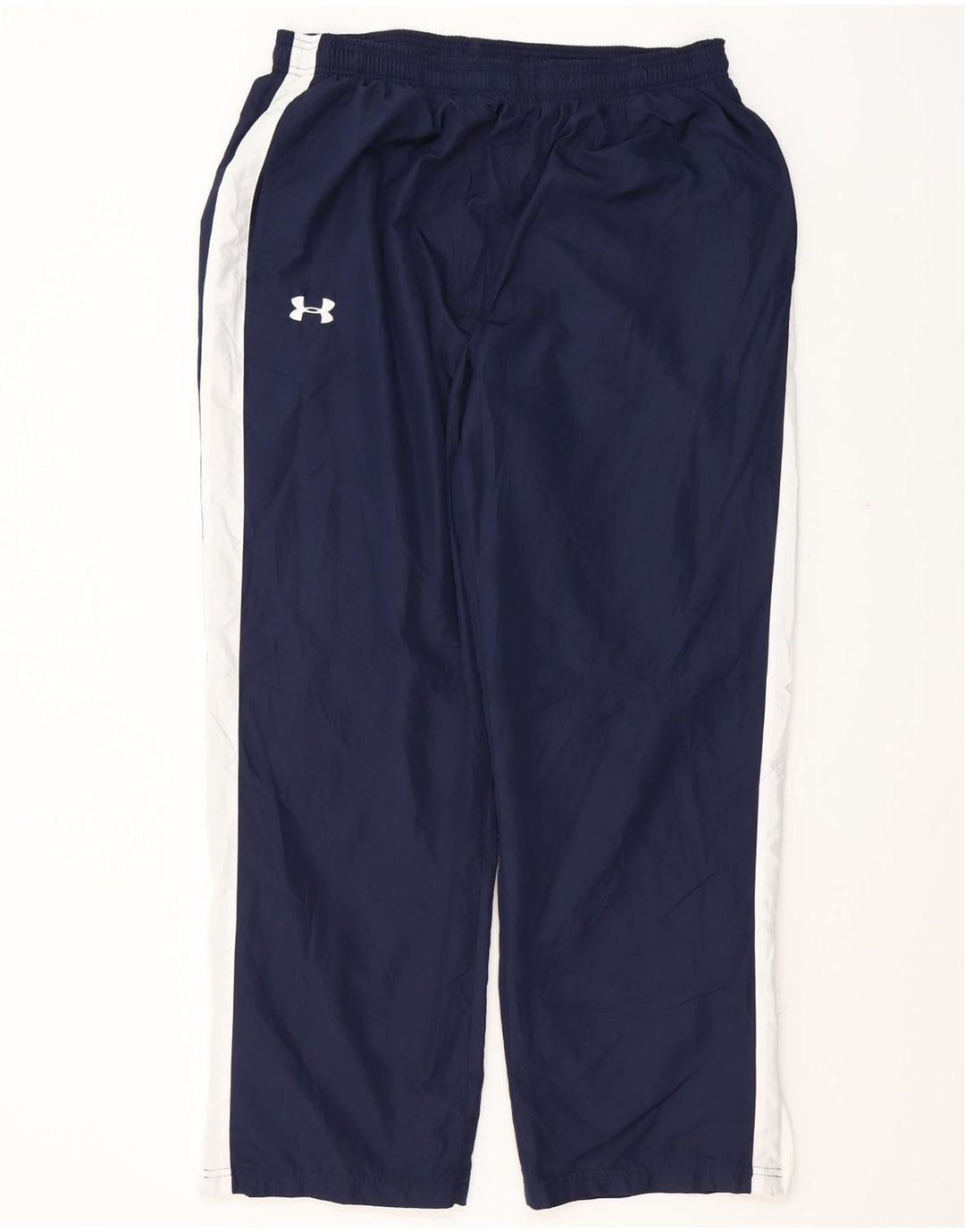 Męskie spodnie dresowe Under Armour XL, granatowe, z poliestru w blokach kolorów