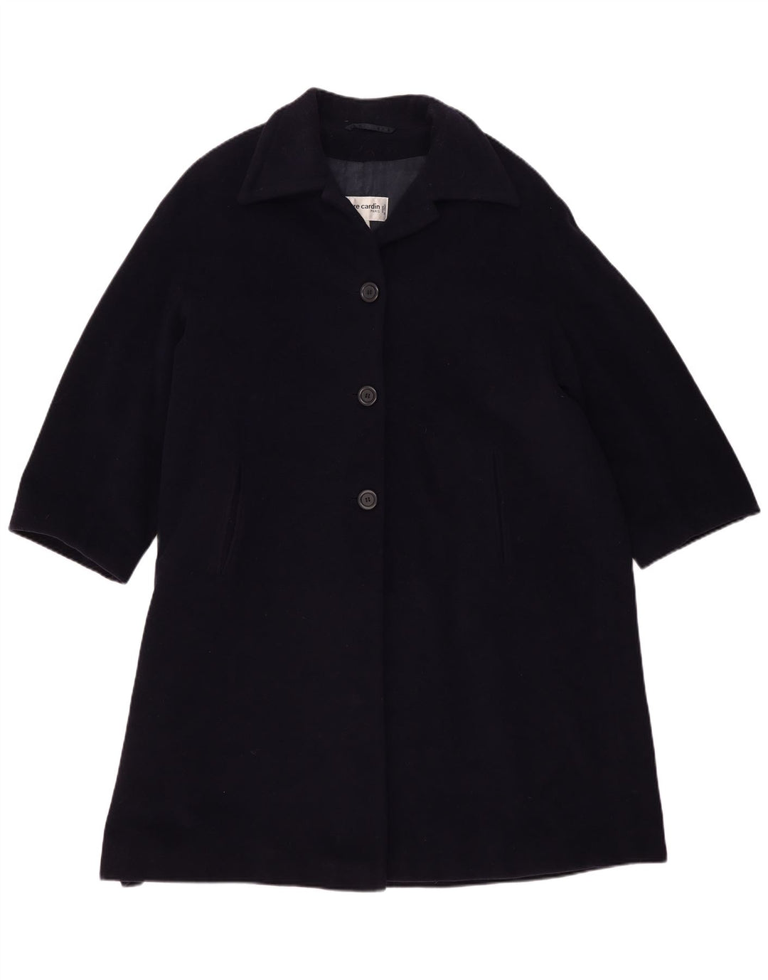 Damski płaszcz oversize Pierre Cardin IT 42 Średni granatowy wełniany