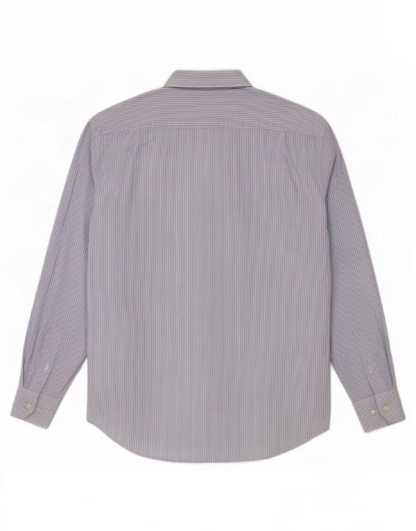 Koszula męska Massimo Dutti rozmiar 44 17 1/2 XL w niebieskie prążki