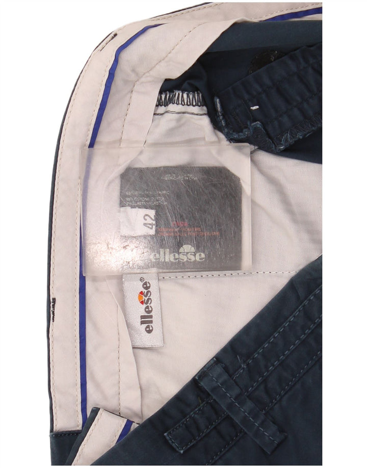 Damskie spodenki Chino Ellesse IT 42 Medium W30 Granatowa bawełna