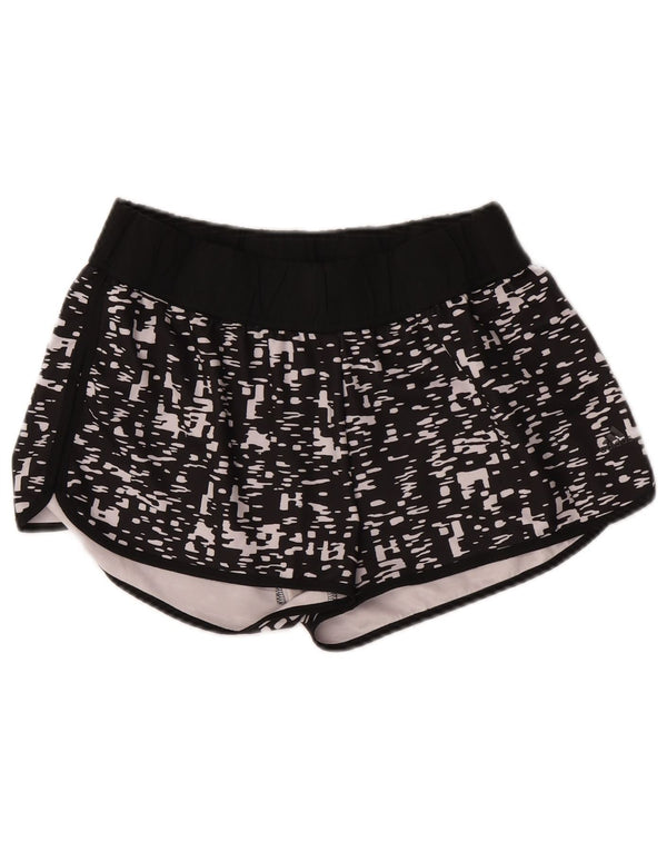 Damskie spodenki sportowe Adidas Climalite Graphic UK 16/18, duże, czarne sportowe