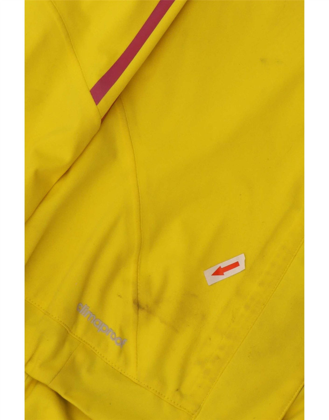 Damska kurtka dresowa Adidas Clima Proof UK 12/14 Średni żółty