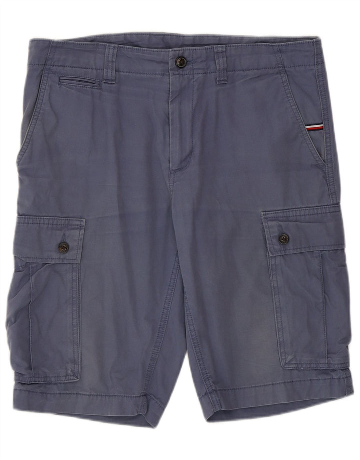Męskie spodenki cargo Tommy Hilfiger W32 Średni niebieski, bawełniany