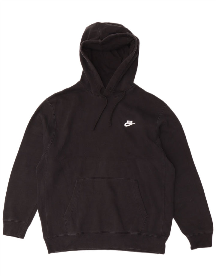 Męski sweter z kapturem Nike, duży, czarny, bawełniany